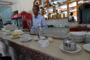 Cafe worker