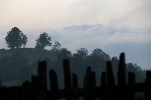 Looking over the old fence in beautiful Rovensko © Dagmar Vyhnalkova