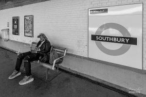 Waiting for an early train on a Sunday morning, Enfield