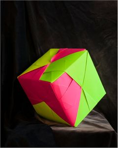 Pink green yellow Paper