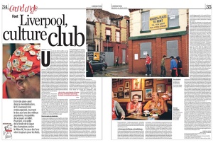 Libération newspaper feature on Liverpool Culture Club. Photographs Garry Clarkson, report by Christian Losson.