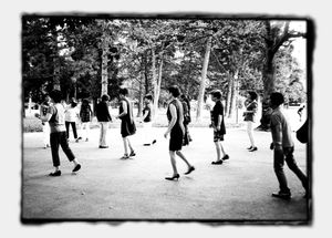 Dancers, "Venediger Au", Vienna