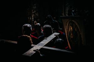 Via Dolorosa Procession, Jerusalem.