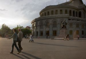 Armenia, Yerevan, Opera Square © Bert Spiertz