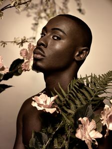 Daniel with Flowers III