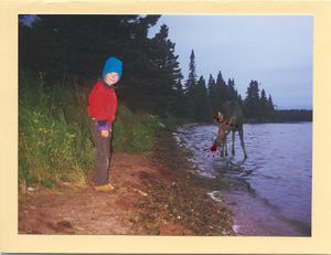 1994, front, hand-colored color photograph, tipped-in drugstore print.