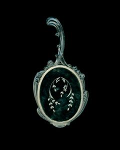 Cut glass two. floral