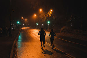Running trough the night