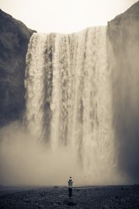 Smallness - Skógafoss - Iceland 2014
