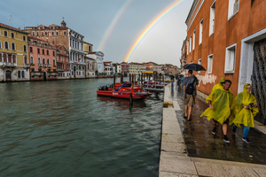 Double Rainbow in Venice.