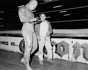 Lucha libre, autograph