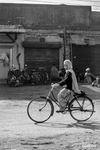 Sikh girl cyclist  | Phagwara, Punjab.