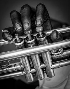 New Orleans Trumpet Player's Hand