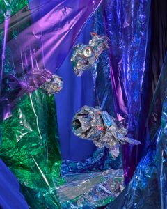 Aluminum Blue Fish #12