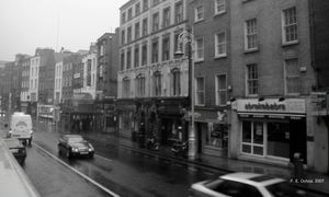 Under Dublin's rain.