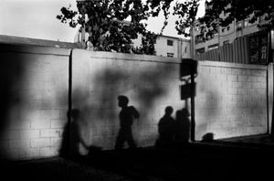 Shadows on a Wall | Bus stop Seoul
