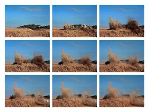 blast #004, Mesogea basin, East Attica, Greece.