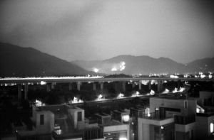 'Yuen Long on fire"
