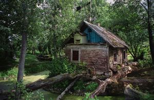 House at Orvydas Garden, Salantai, Lithuania