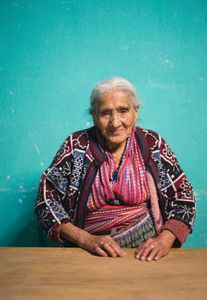 Luciana Simion Buch used to weave fabric to sell but now her bones are swelled under her skins and can not weave. Luciana vomits and has diarrhea all day as she can not afford pure drink water and drinks from the tap. Her son and grandson work as builder but work is never stable.
