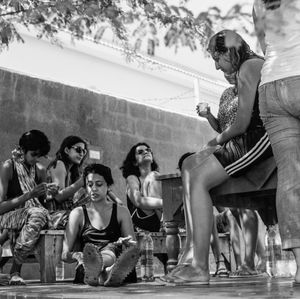 "We won't deny we have the privilege of mobility but we are still shackled by the need to create pockets of safety wherever we go."