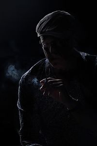 Taxi Driver smoking