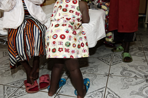 Young patients at the Survival of Sexual Violence part of the Panzi Hospital.