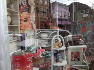 Antique Shop 'Yes She Can' (with Marilyn, gasoline and watermelon)