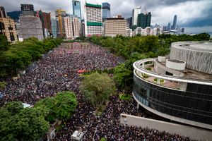 Hong Kong Protests Victoria Park