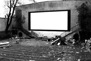 Open air Cinema, Hviezda, 2008,  Bratislava, Slovakia