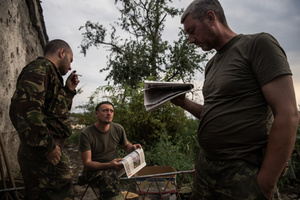 On the frontlines of the war in Ukraine