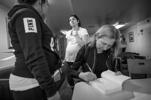 Author visits Sojourner House