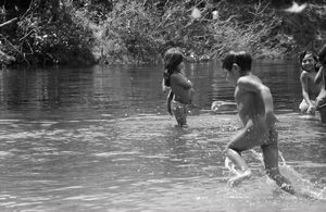 Indians in Amazon Forest