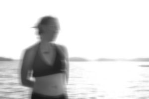 Willa in the lake