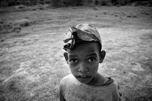 Portrait of a boy with a cap