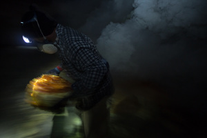 Moving miner