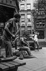 Roscoe Mitchell, Malachi Favors, Lester Bowie, Chicago, 1965.