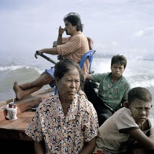 Moken fishing community, Anadaman Sea, Thailand.