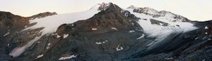 Austria/Italy Border at Similaun Glacier, 2013  © Scott Conarroe