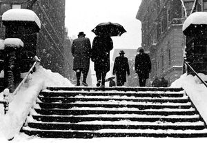 Snow on Steps