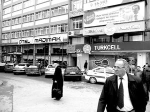 Madimak hotel in Sivas where happened the Madimak massacre of Alevis in 1993.