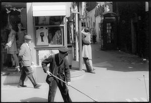 Street Sweeper, Caraby Street, London, 1971