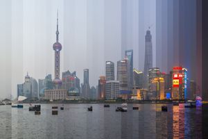 Time Slice" Pudong, Shanghai, China