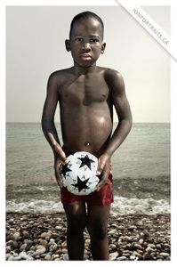 Boy with a ball, 2005