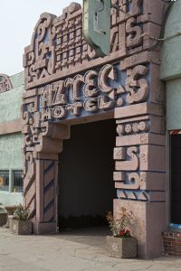 Aztec Hotel Entrance, Historic Route 66, Monrovia