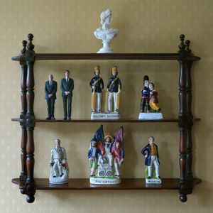 a set of shelves