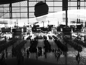 Image behind the glass