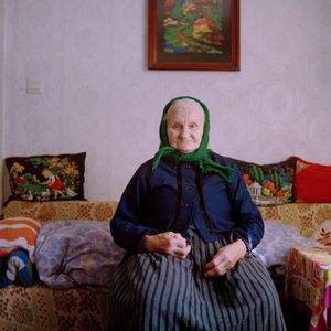Maria Wirth, Protestant Sorb near Hoyerswerda, Lusatia, 2015. From the series: The last women in their traditional peasant garbs