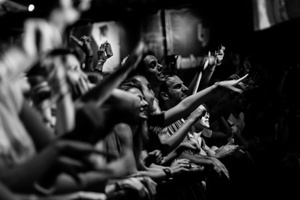 Umbria Jazz 2015, Perugia (Italy). The public during a concert at the Arena of Santa Giuliana.