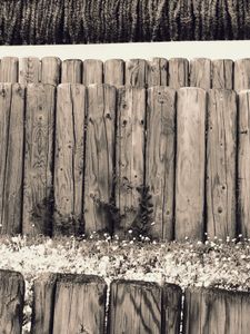 Wooden Posts and Grass 2